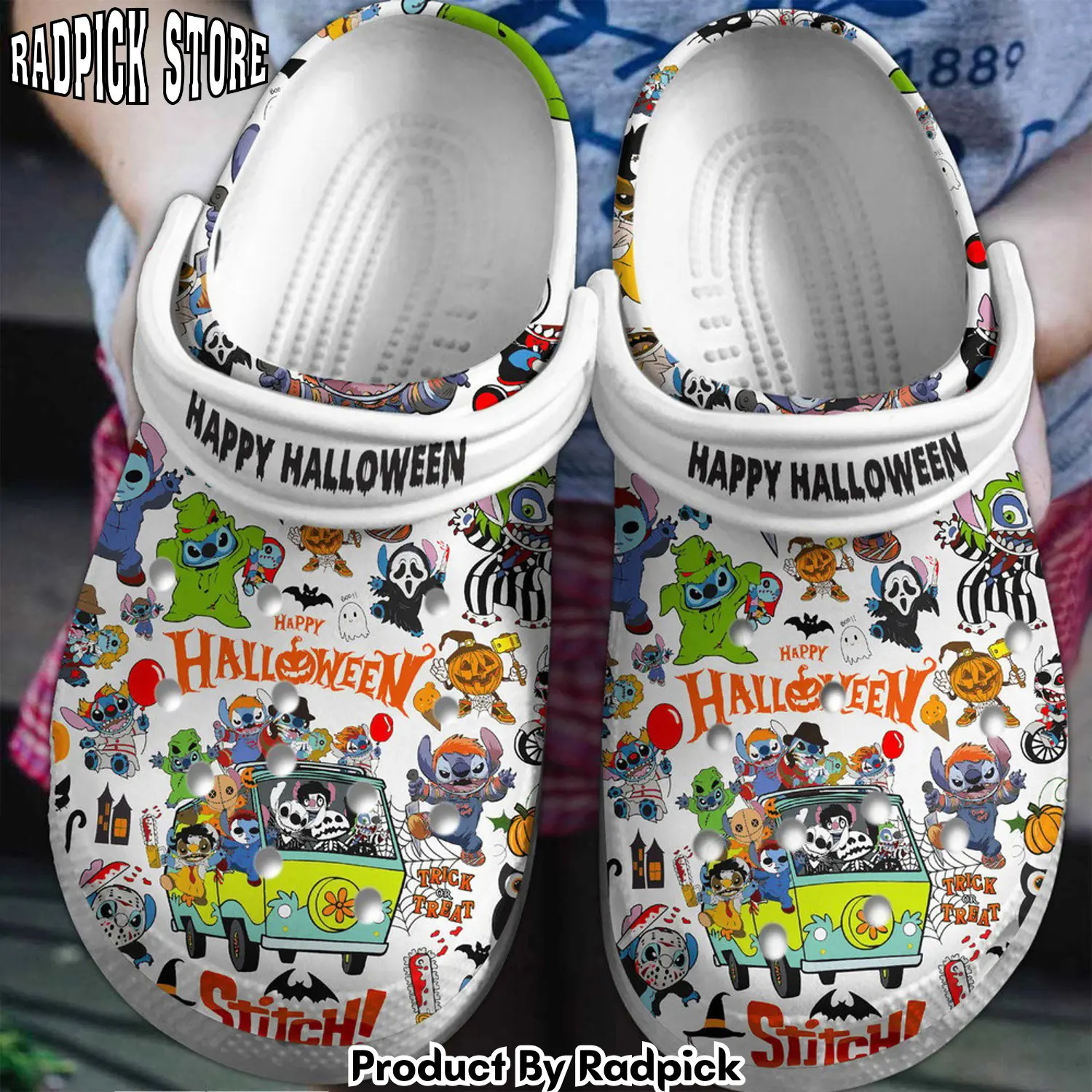 Radpick stitch cartoon clogs shoes comfortable for men women 75z rp6521144